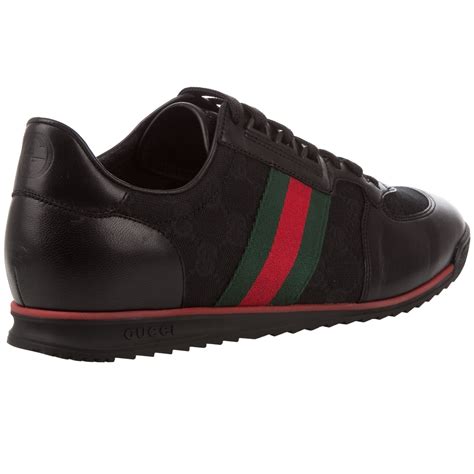 black people gucci|men black Gucci trainers.